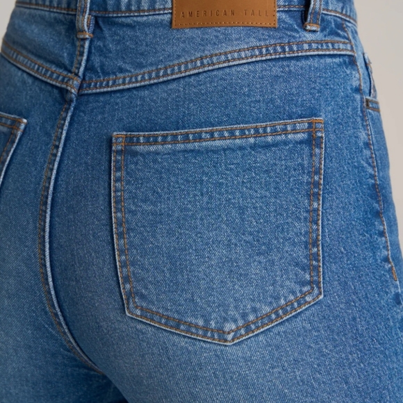 AMERICAN TALL NEW LOLA SLIM-FIT TALL HIGH WAISTED JEANS SIZE 29T BLUE - Picture 4 of 12